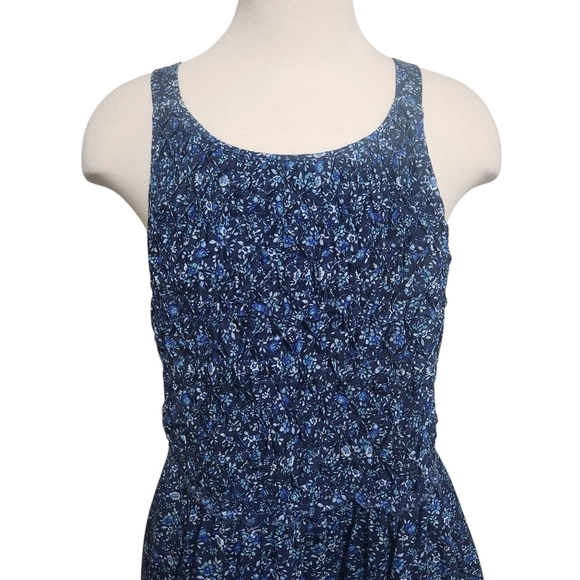EUC FREE PEOPLE BLUE DITSY FLORAL PETUNIA MINI DRESS SIZE SMALL - Picture 6 of 12